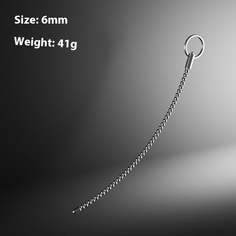 Stainless Steel Beaded Urethral Sound - Image 5