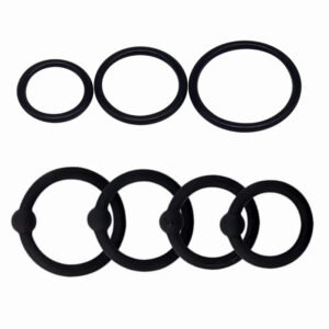 Silicone Cock Ring - set of 3, 4, or 7