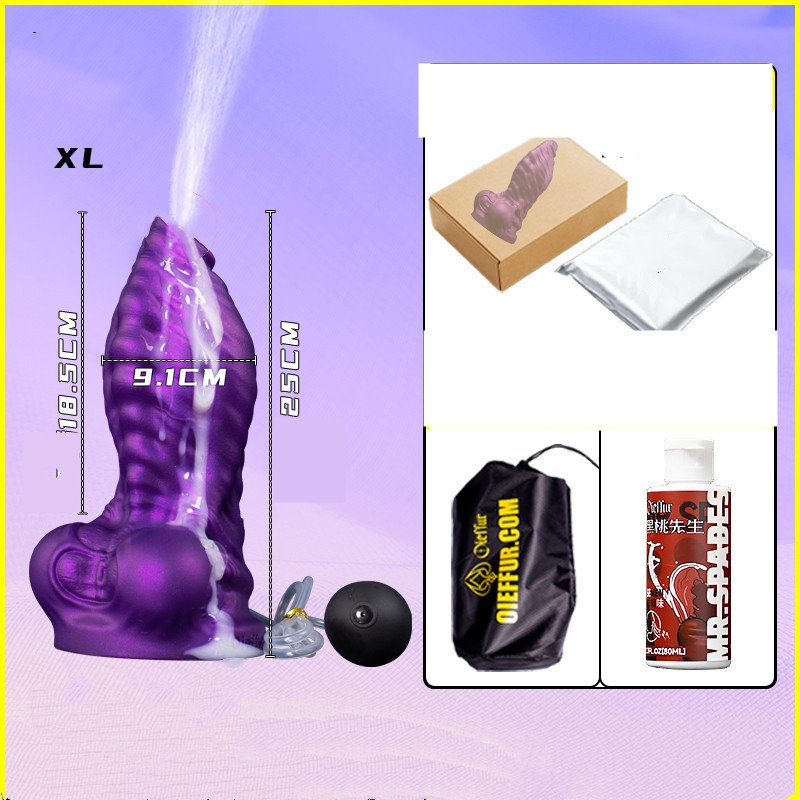 Monster Cock Toy Dildo w/ Ejaculation Feature - Image 9