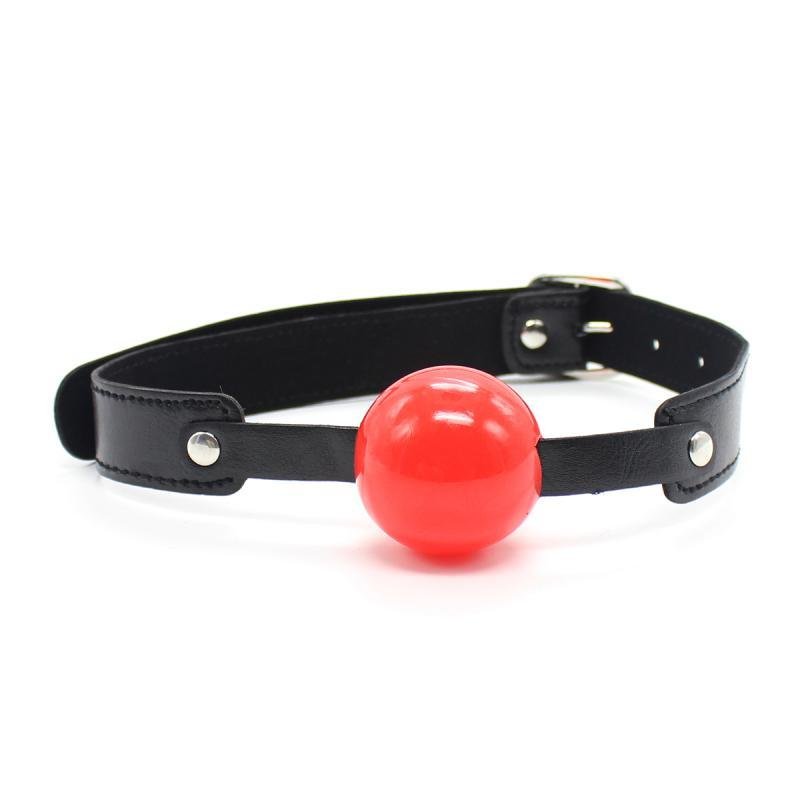 Soft Ball Gag w/ Leather Strap - Image 6