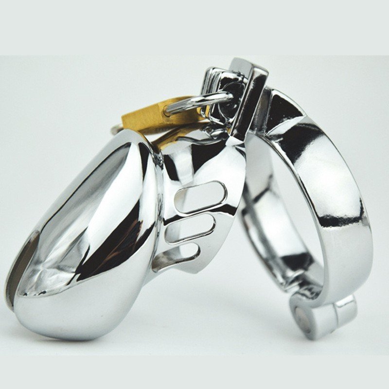 Metal Male Chastity Device Toy - Image 5