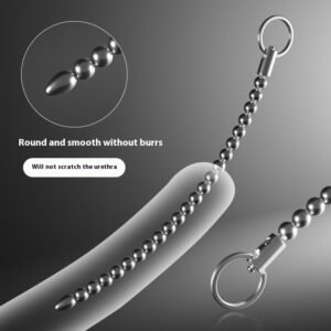 Stainless Steel Beaded Urethral Sound