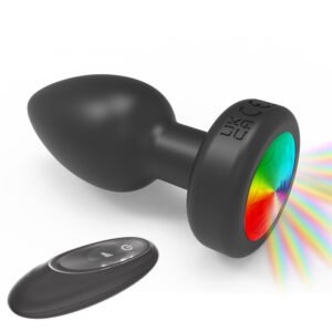 Butt Plug &  Prostate Toys w/ Colored Lights