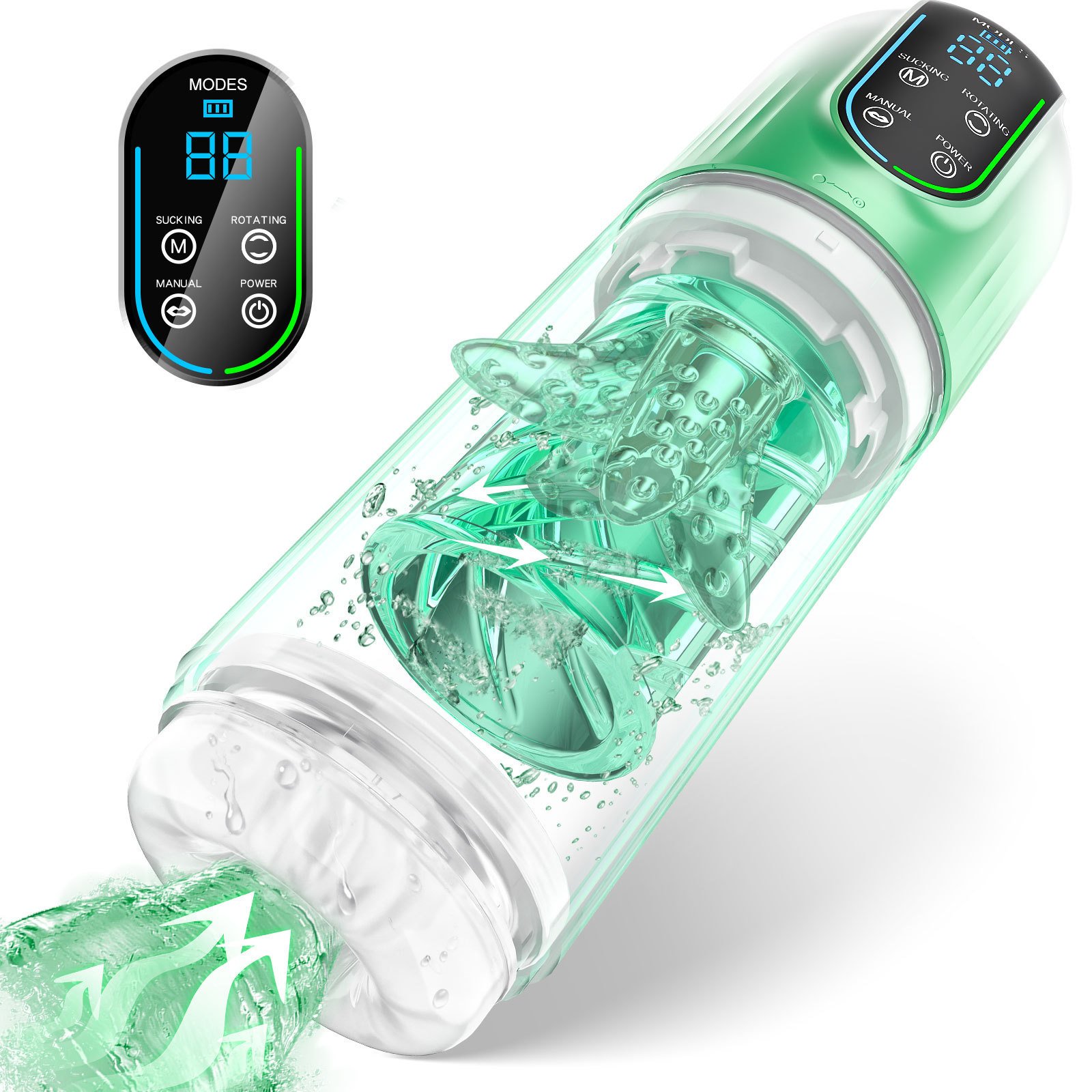 Fully Automatic Rotating LED Display Wear Fixed Cup - Image 7