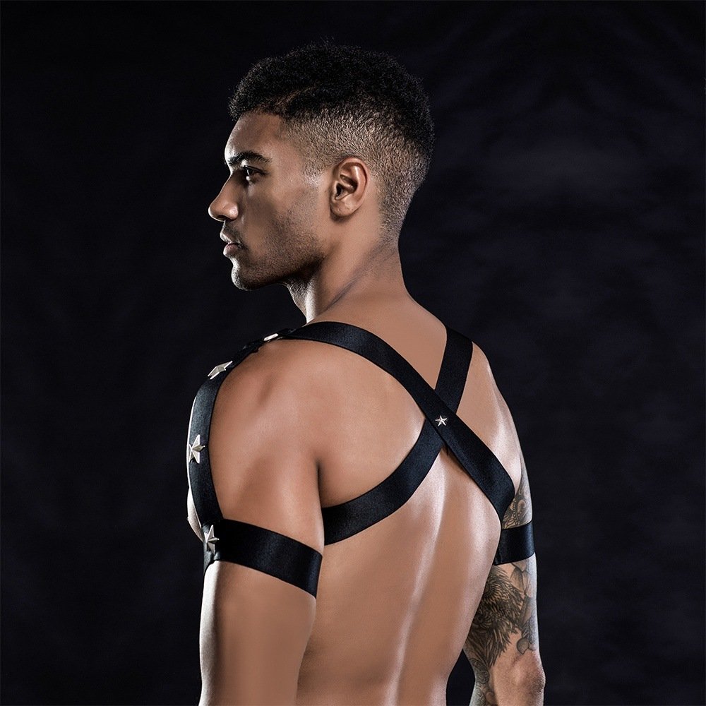 Men's Erotic Lingerie Nightclub Bondage Outfit - Image 2