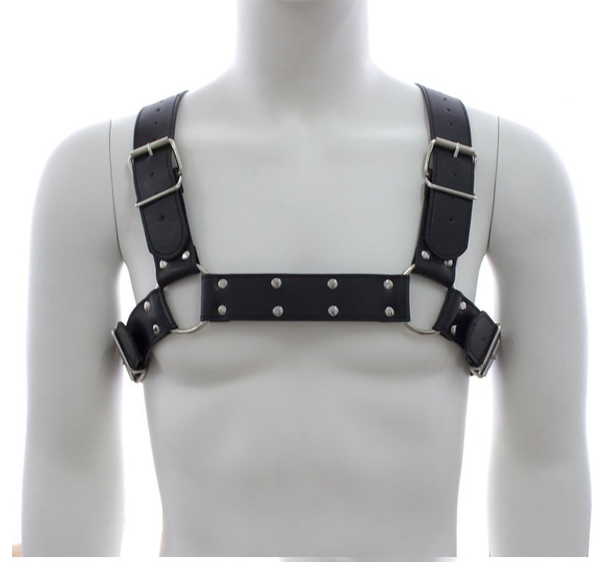 Criminal torture fun supplies underwear nightclubs sm alternative toys bundled restraint male gay leather couple teasing - Image 4