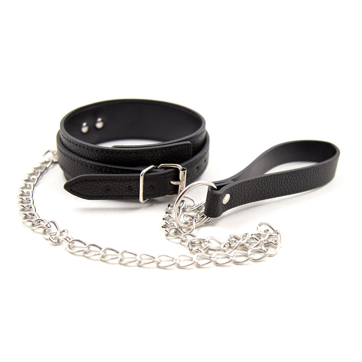 Leather Collar & Chain - Image 8