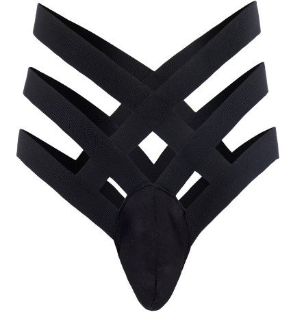 Tight Belt Men's Jocks, Underwear &  Activewear Hollow Panties - Image 5