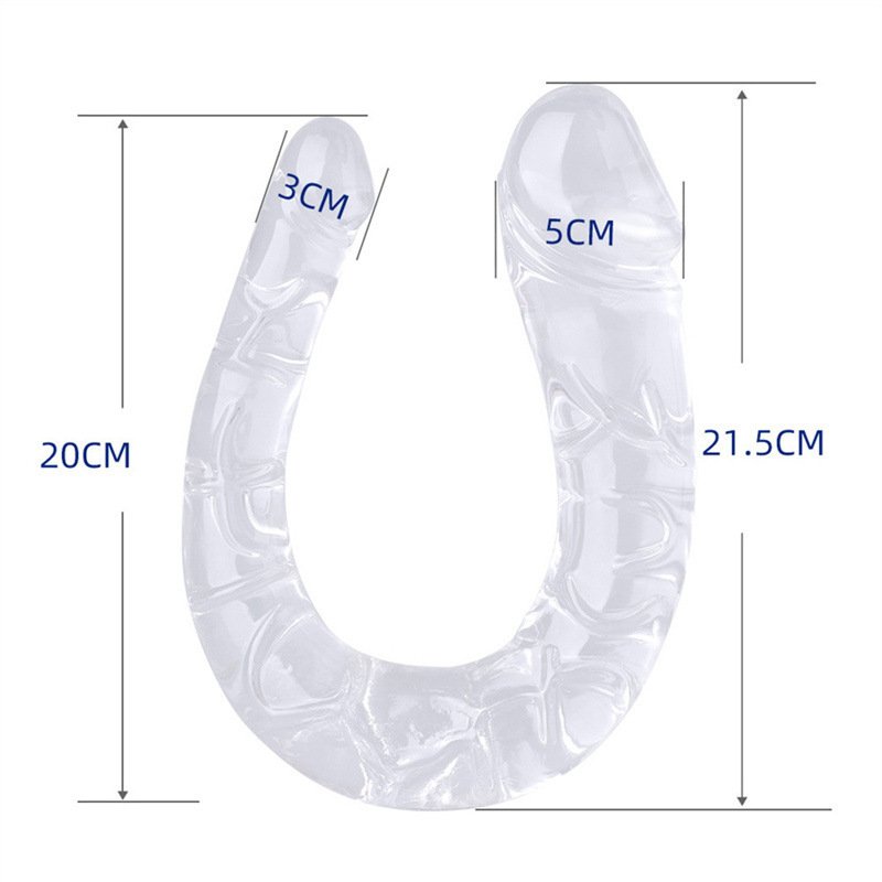 Double-headed Dragon Transparent Crystal Silicone Toy - Image 9