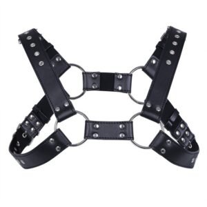 The Vesta Faux Leather Harnesses & Restraints, Gags & Hoods
