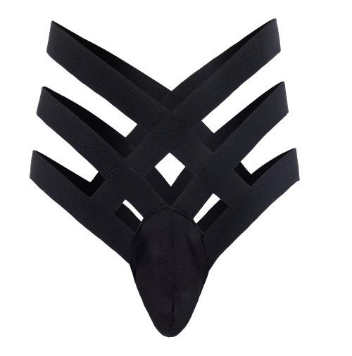 Tight Belt Men's Jocks, Underwear &  Activewear Hollow Panties - Image 9