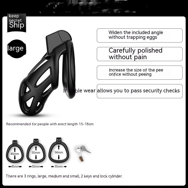 JEUSN Sleepy Dragon Chastity Lock Male Chastity Short Cb Lock - Image 6