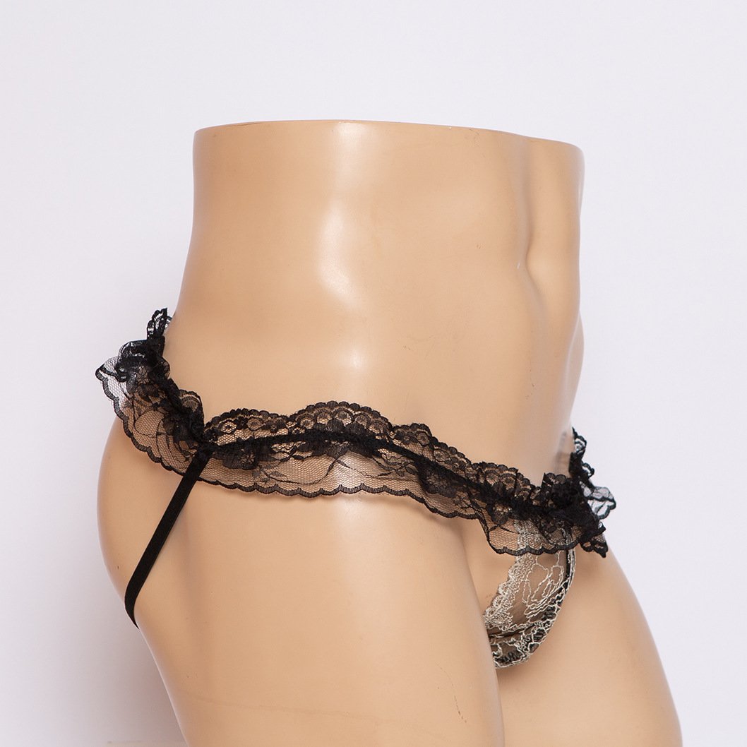 Men's Lace Low Waist Transparent Jocks, Underwear &  Activewear - Image 8