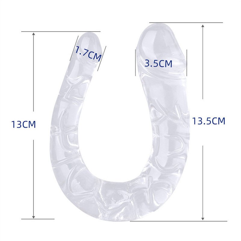 Double-headed Dragon Transparent Crystal Silicone Toy - Image 6