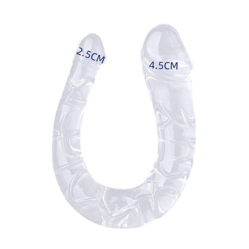 Double-headed Dragon Transparent Crystal Silicone Toy - Image 5