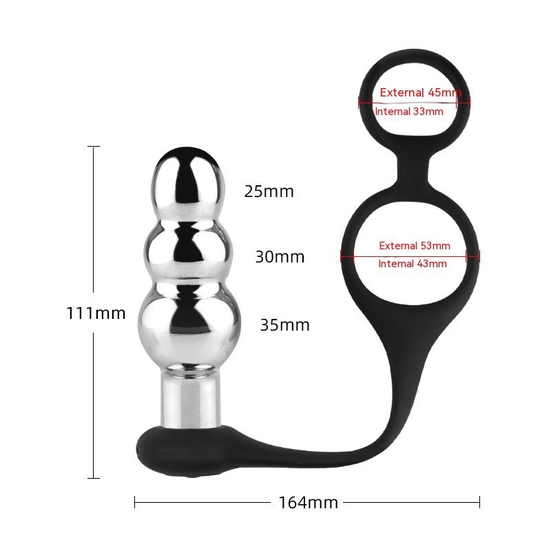 Thread Metal Remote Control Vibration Sex Toy Butt Plug &  Prostate Toys Sex Toys Men And Women Masturbation Toys - Image 3