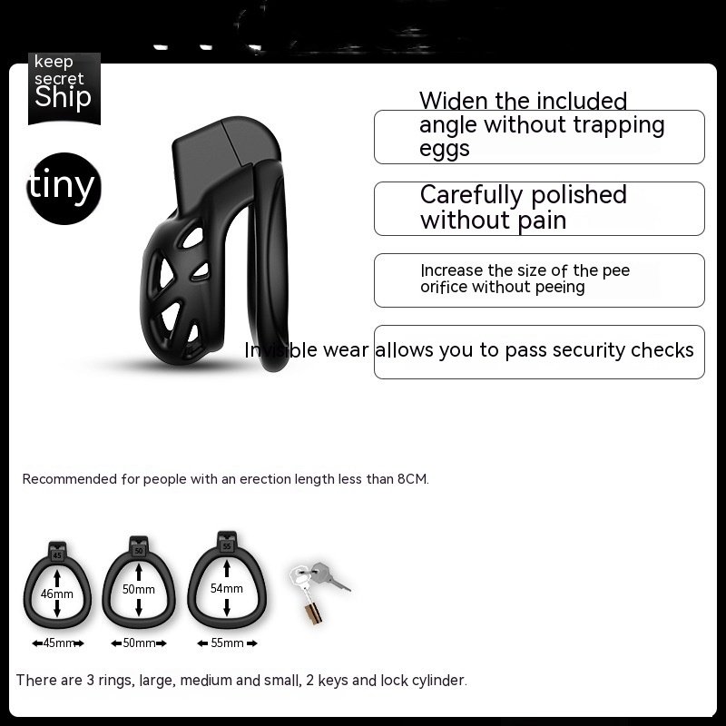 JEUSN Sleepy Dragon Chastity Lock Male Chastity Short Cb Lock - Image 3