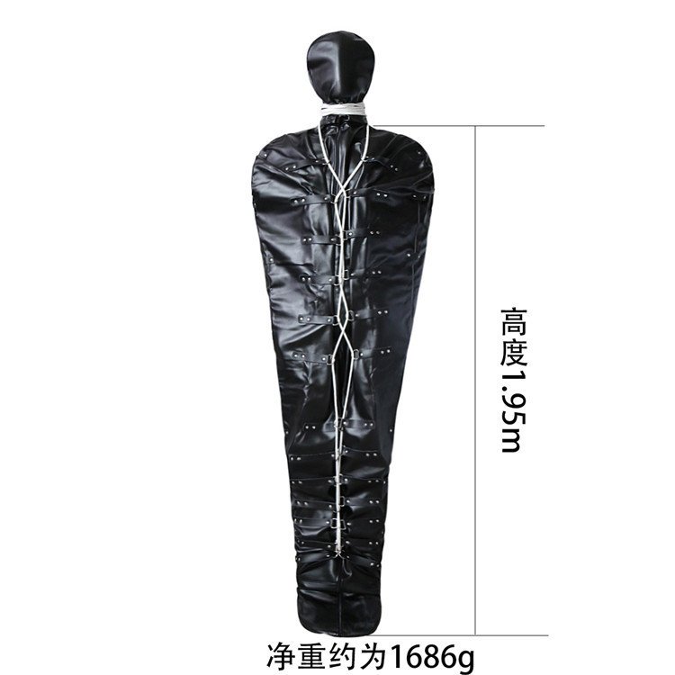 Leather Binding Belly Band Mummy Sleeping Bag - Image 5