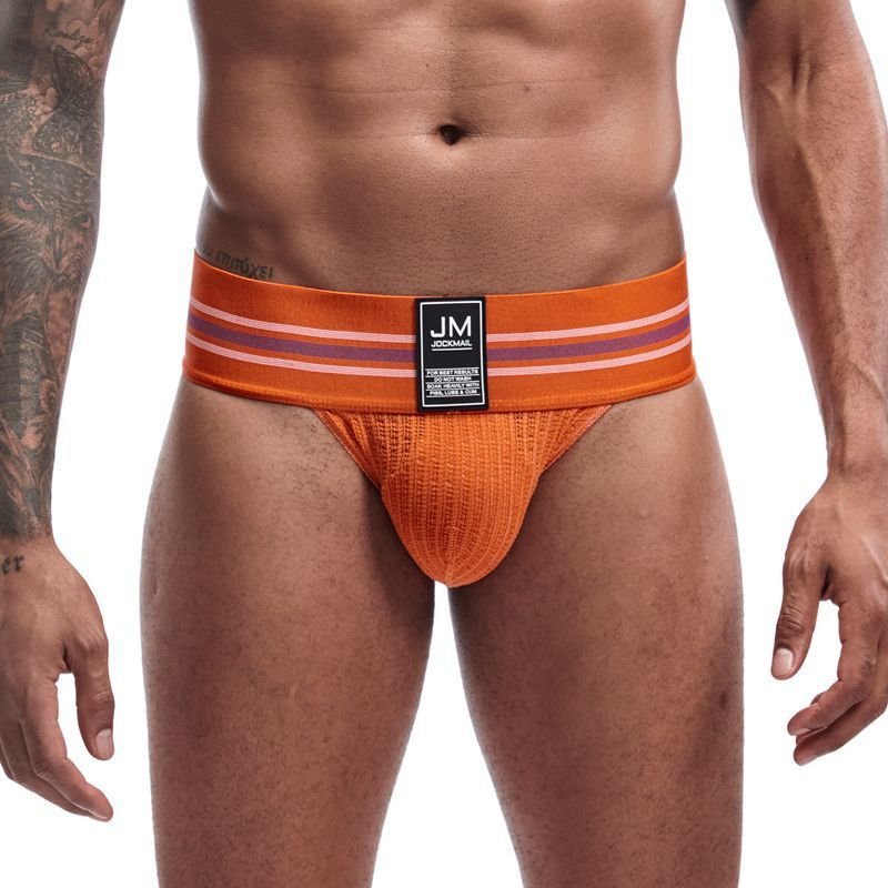 Jocks, Underwear &  Activewear men's breathable mesh briefs boys tide brand students - Image 4
