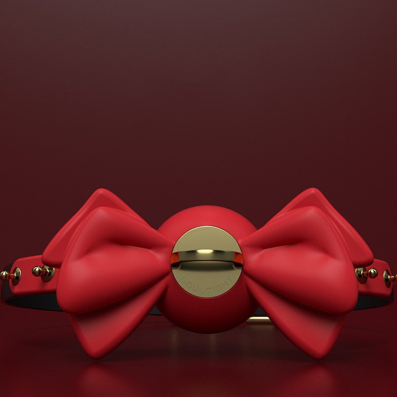 Bowknot Solid Ball Gag - Image 9