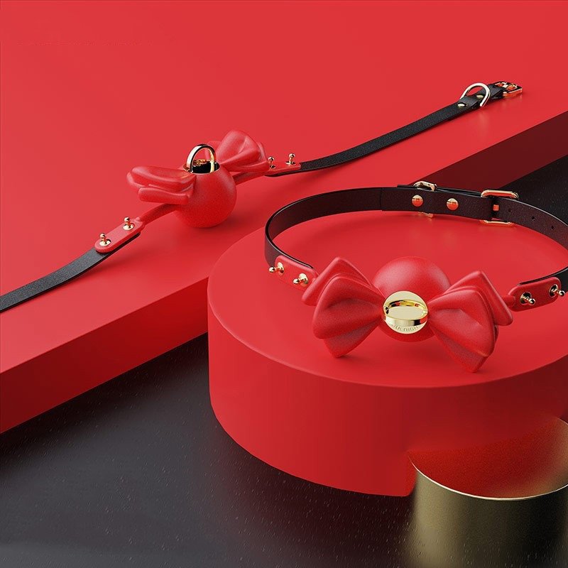 Bowknot Solid Ball Gag - Image 2