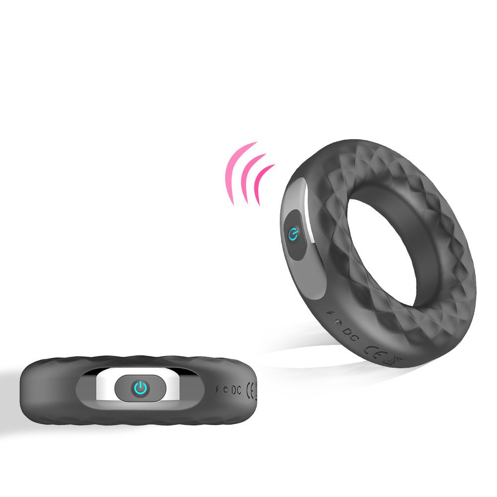 Donut Ring Charging Silicone Vibration Lock - Image 4