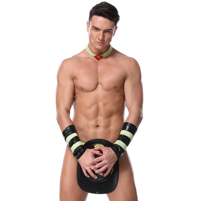 Men's Halloween Cosplay Fireman Costume - Image 4