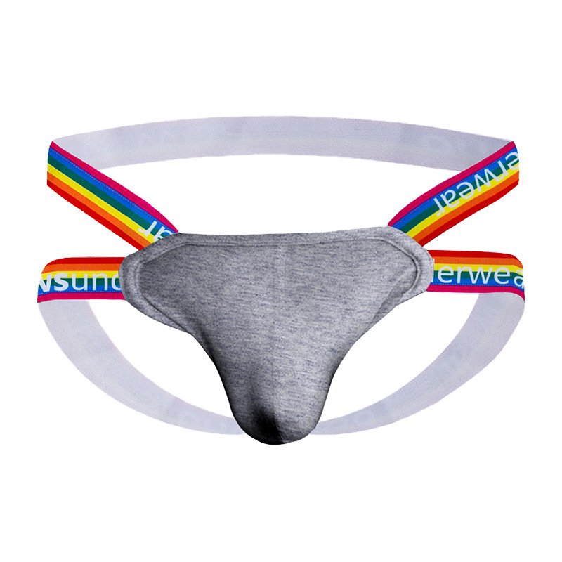Rainbow Thong Low Rise Cotton Shorts - Image 4