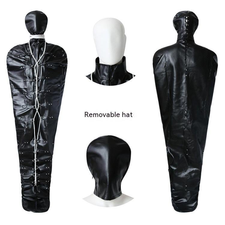 Leather Binding Belly Band Mummy Sleeping Bag - Image 6