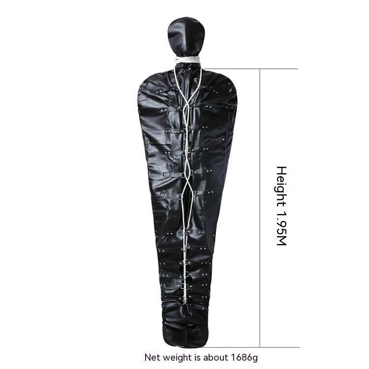 Leather Binding Belly Band Mummy Sleeping Bag - Image 7