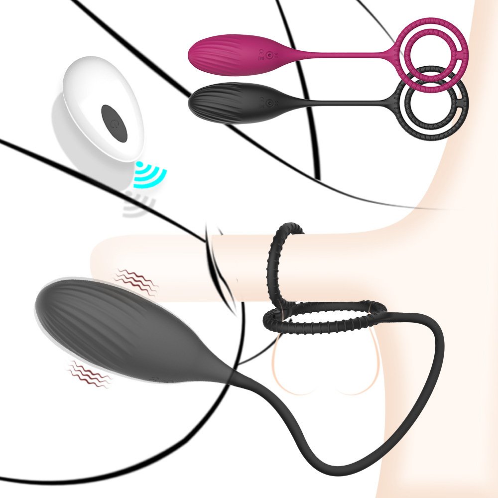 Charging Wireless Remote Control Tadpole Horseshoe Ring Couple's Product - Image 2