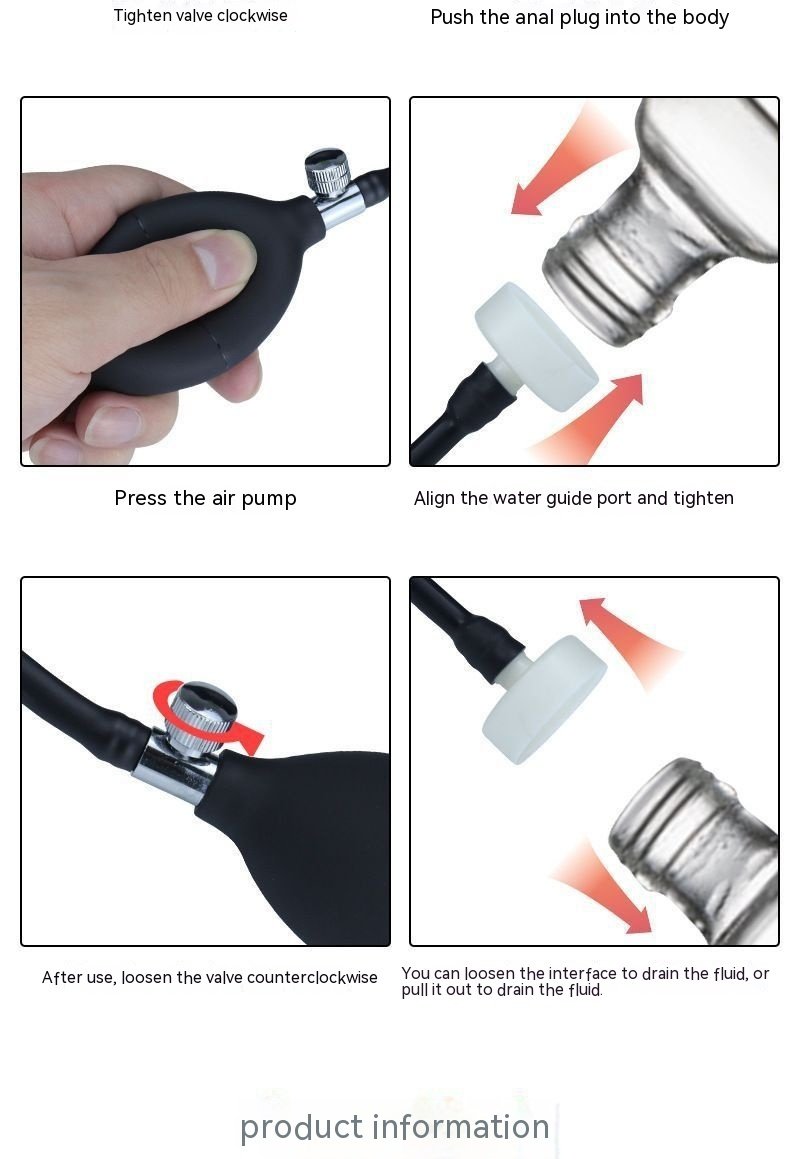 Enema Inflatable Butt Plug &  Prostate Toys - Image 5